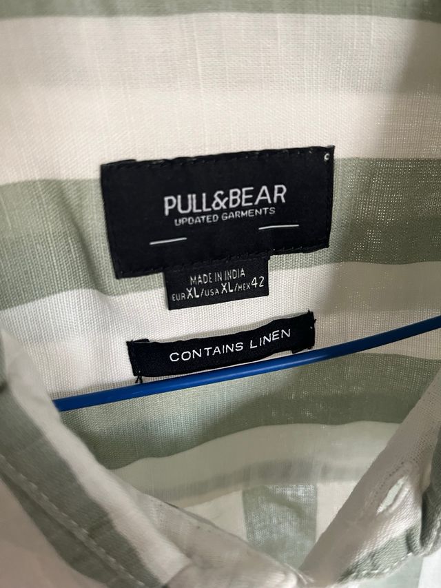 Camicia a righe Pull&Bear XL