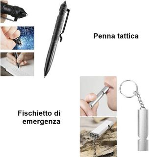 Kit sopravvivenza survival emergenza outdoor EDC