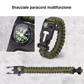 Kit sopravvivenza survival emergenza outdoor EDC