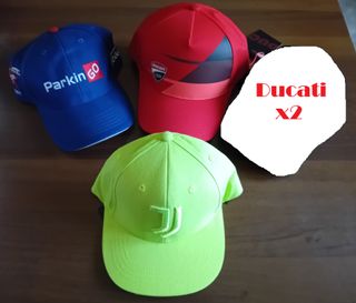 4x cappellini con visiera berretti da collezione