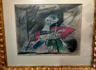 Bocetos 36 y 38 Gernika.Picasso.Reproducción