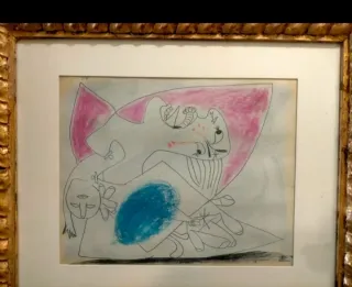 Bocetos 36 y 38 Gernika.Picasso.Reproducción