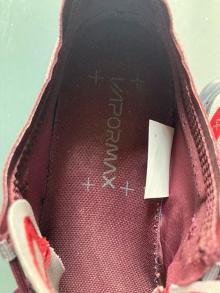 Nike VaporMax Scarpe da Ginnastica Beige/Rosso