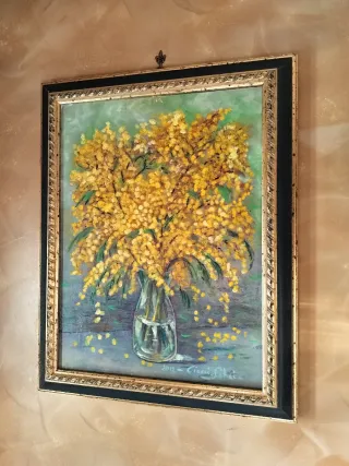 Quadro Mimosa con Cornice