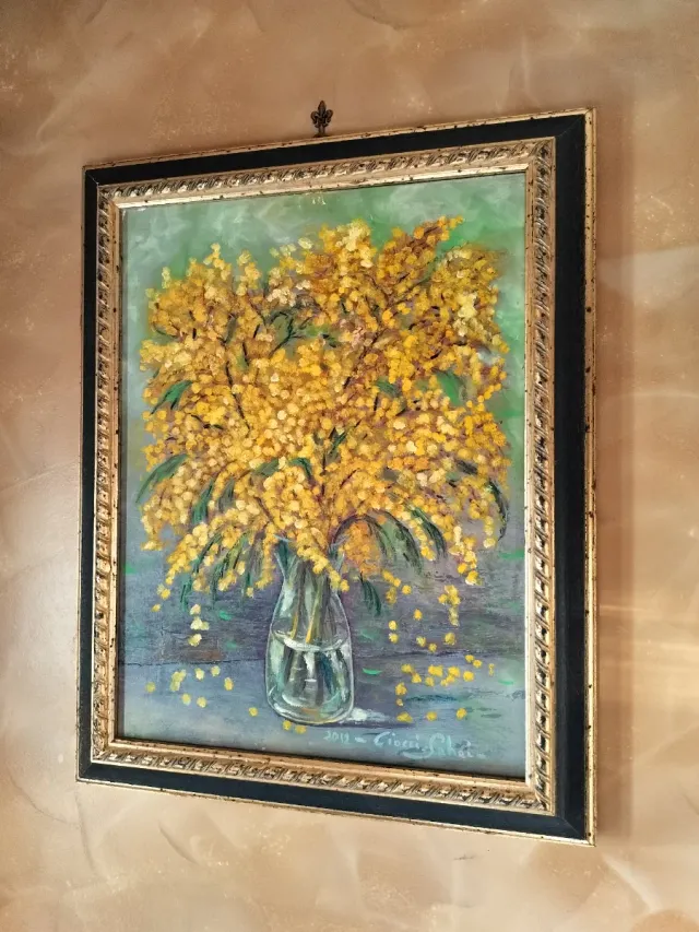 Quadro Mimosa con Cornice