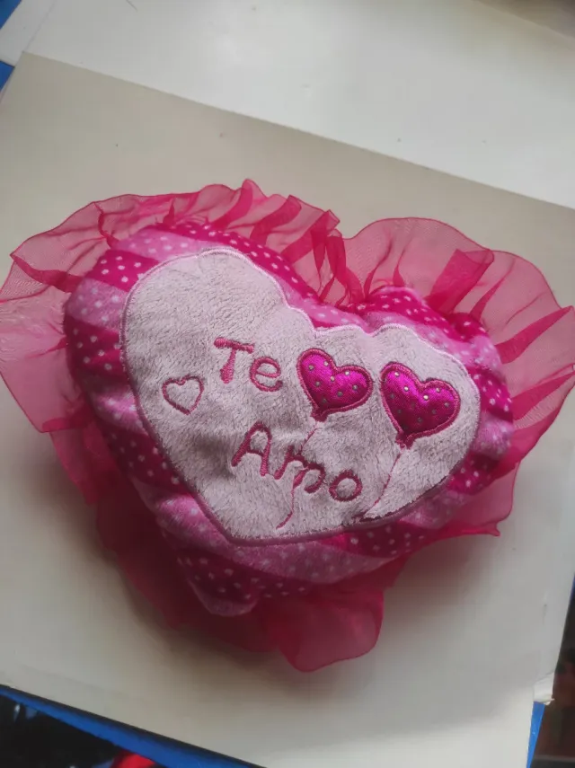 Cojín Corazón Fucsia Te Amo