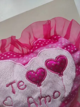 Cojín Corazón Fucsia Te Amo