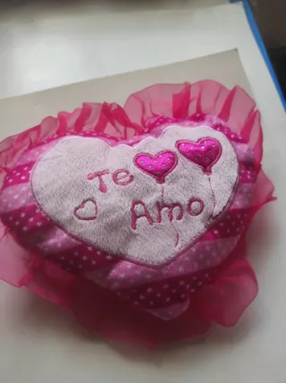 Cojín Corazón Fucsia Te Amo