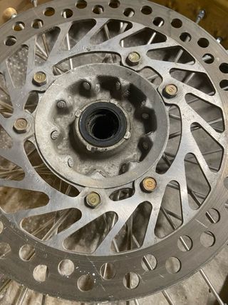 Llanta Supermotard Excel Dorada 16 pulgadas