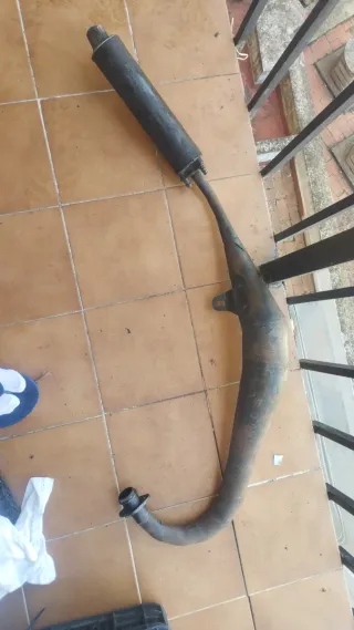 Tubo de escape moto mk74cc