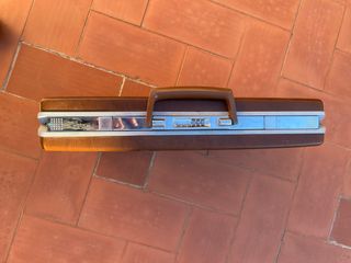 Maletín de cuero marrón