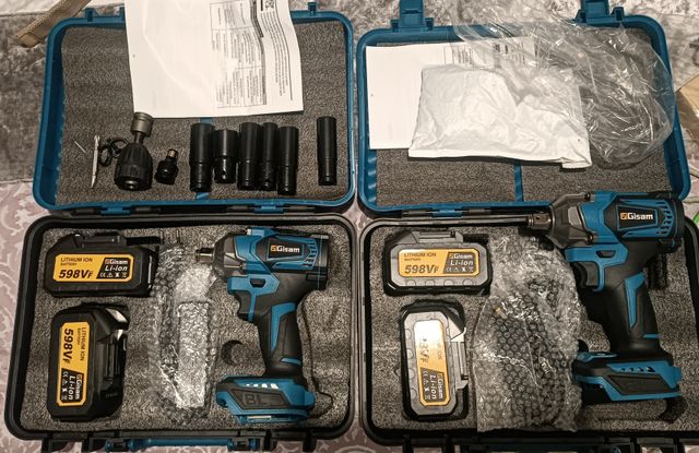 Llave de Impacto Gisam 1200 NM BL Motor