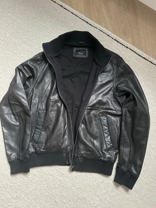 Chaqueta de cuero Zara Talla L
