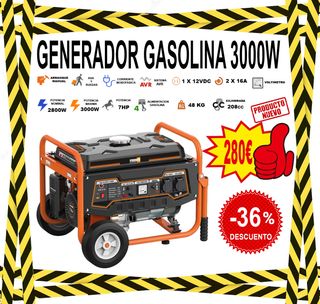 GENERADOR ELÉCTRICO GASOLINA 2900W