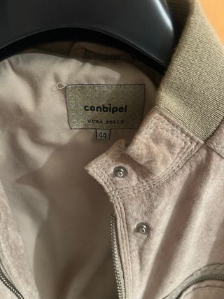 Giacca donna vera pelle scamosciata