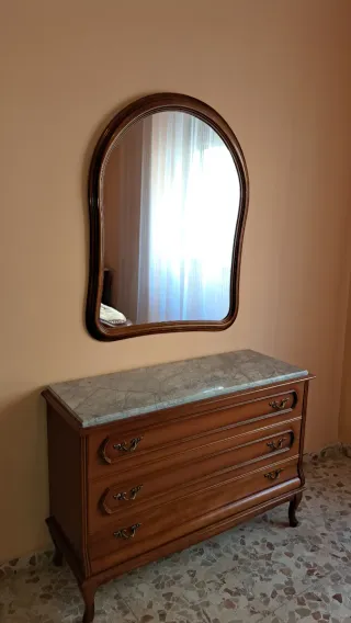 Dormitorio completo estilo años 90