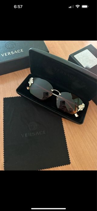 Occhiali Versace neri