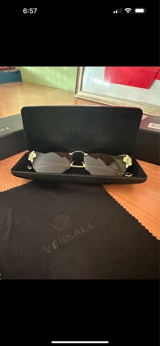 Occhiali Versace neri