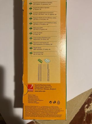 Encuadernadora Leitz + Canutillos Plástico