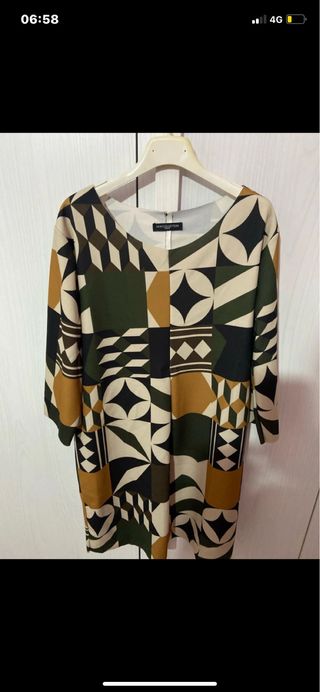 Abito Made in Italia fantasia geometrica