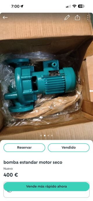 Bomba de agua Wilo Vero IPL 32