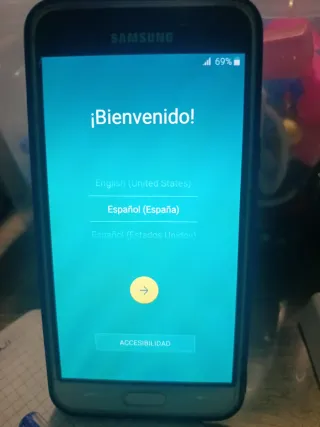 Samsung Galaxy J3 2016 Plata/Blanco