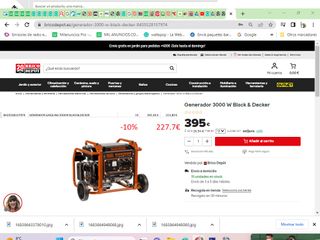 GENERADOR BLACK  DECKER 3000W