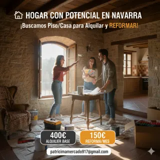 Casa para alquilar y reformar en Navarra
