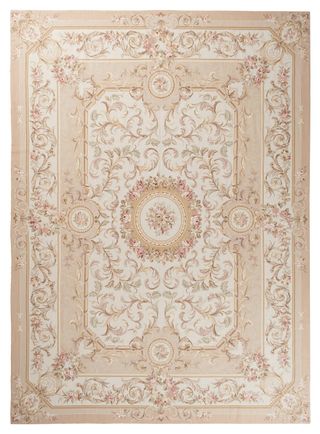 Tappeto Aubusson Annodato Per Living 272X181 cm