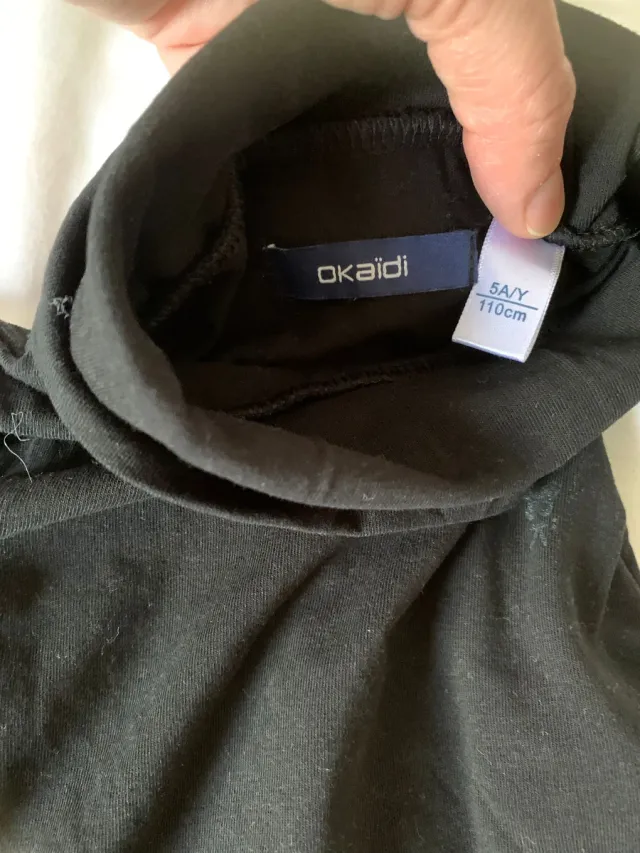 Maglietta Okaidi con collo alto a maniche lunghe Taglia 5