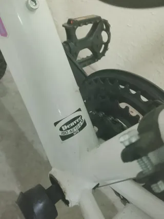 Bicicleta 26 Blanca y Rosa