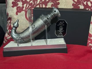 Perfume Khanjar Árabe Negro/Plateado