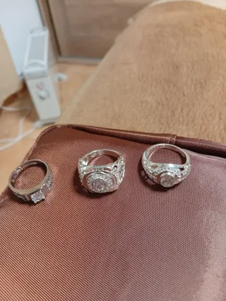 Pack 3 Anillos Plata 925 Hombre/Mujer