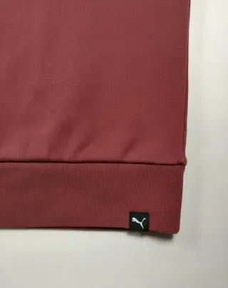 Sudadera Puma Borgoña Talla XL con Detalles Velvet