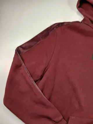 Sudadera Puma Borgoña Talla XL con Detalles Velvet