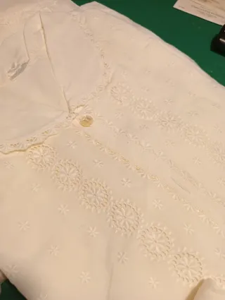 Camicie da notte in cotone con pizzo