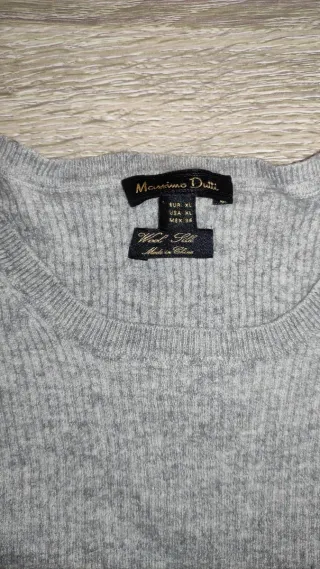 Jersey Massimo Dutti Gris Talla XS