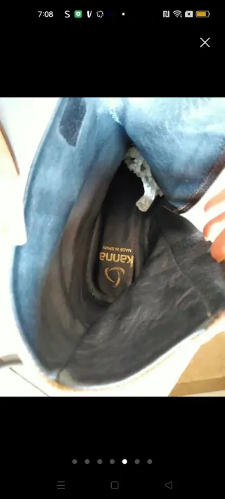 Botines de piel para chica