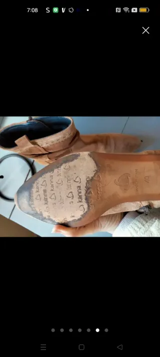 Botines de piel para chica