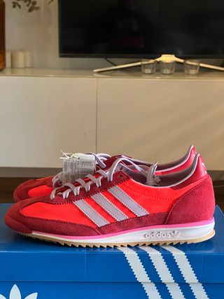 Adidas SL 72 Rosa y Rojo