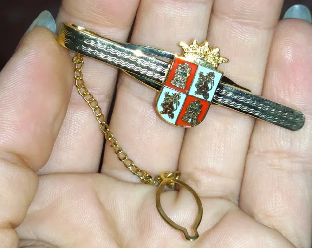 Portacravatte con stemma di Castiglia e León