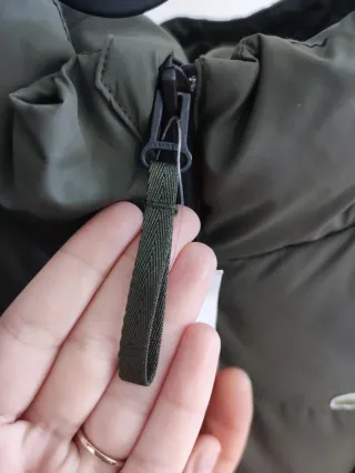 Abrigo acolchado Lacoste verde