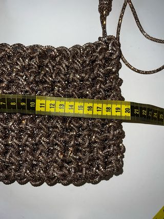 Bolso fiesta hecho a mano brillante