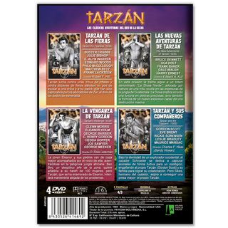 TARZAN REY DE LA SELVA 4 Películas (Aventuras)