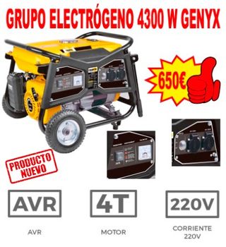 GENERADOR GASOLINA 4300W