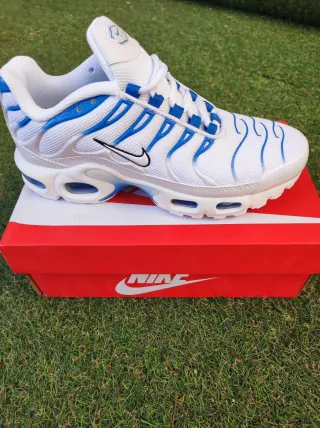 Nike Deportivas Blancas y Azules