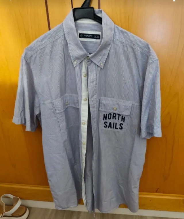 Camisa North Sails Rayas Azul Talla XL