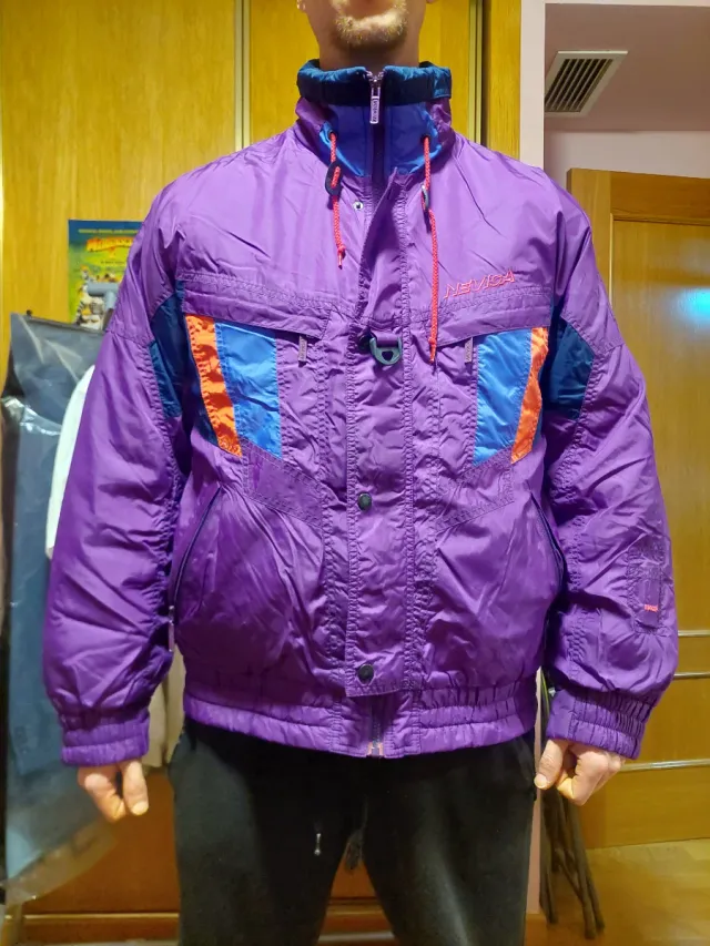 Chaqueta esquí/snow hombre púrpura Talla M