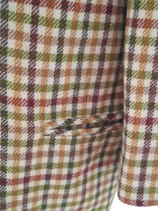 Blazer lana vintage a quadri