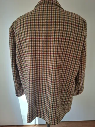 Blazer lana vintage a quadri